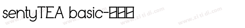 sentyTEA basic字体转换